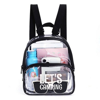 Travel Heavy Duty Clear Bag PVC Transparent Backpack