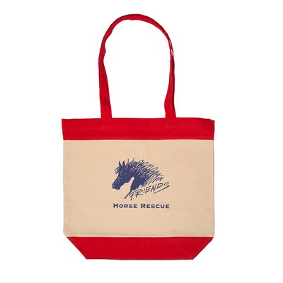 Boutique Cotton Panel Tote