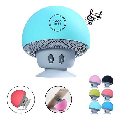 Mini Mushroom Bluetooth Speaker Phone Stand