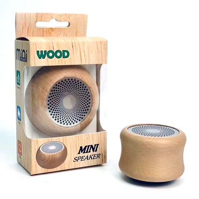 Mini Wooden Bluetooth Speaker