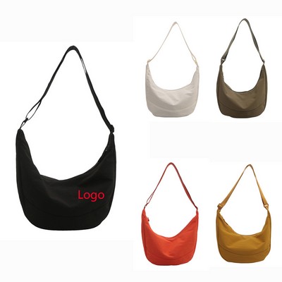 Large Nylon Crossbody Bag for Women, Fashionable Sling