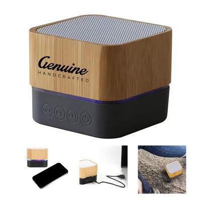 Mini Bamboo Bluetooth Speaker