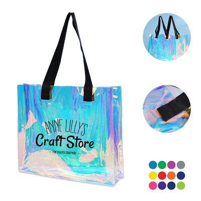 Holographic Clear Tote Bag