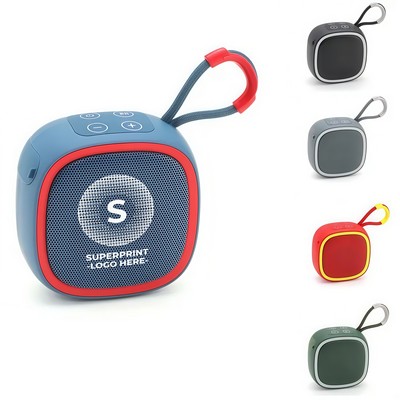 Waterproof Bluetooth Speaker with Carabiner