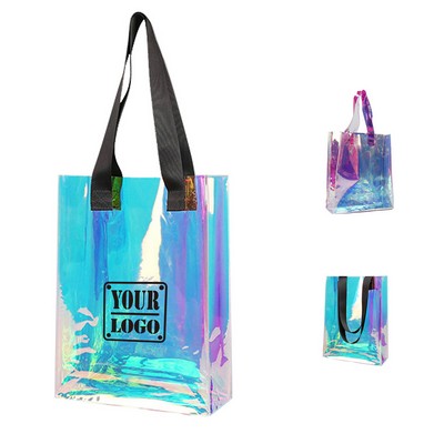Iridescent PVC Tote Bag