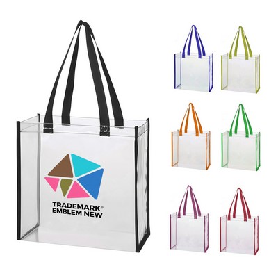 PVC Clear Stadium Security Open Tote