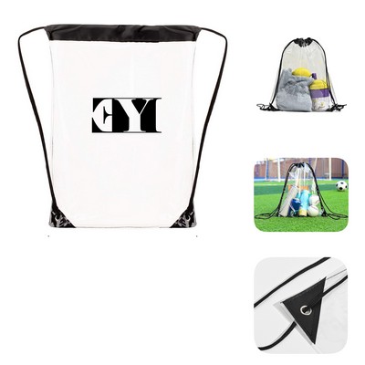 Gym Clear Drawstring Bags