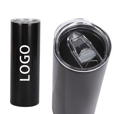 20oz Straight Stainless Steel Double Wall Vacuum Insulated Tumbler