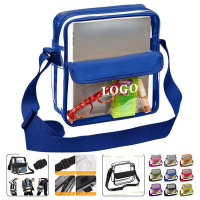 Clear PVC Crossbody Bag