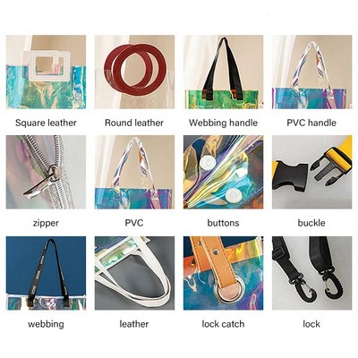 Iridescent PVC Hologram Tote Bag
