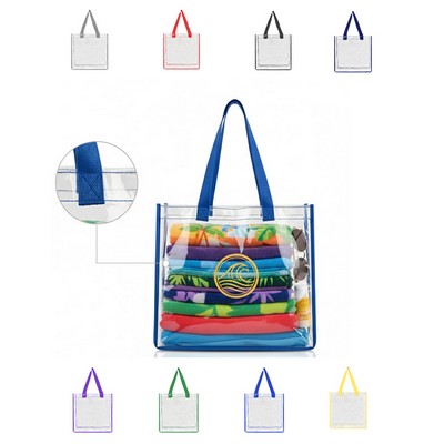 Clear Stadium Tote Bag NFL Compliant