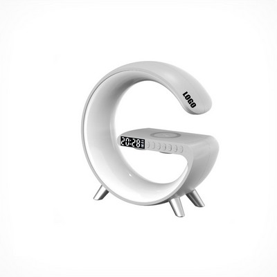 Ambient Lighting Speaker with Wireless Charging