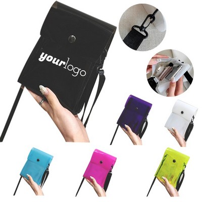 Transparent PVC Shoulder Crossbody Bag