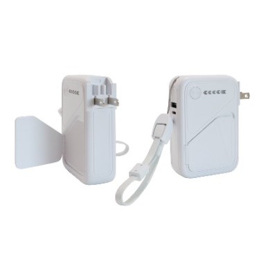 BACKPACK Wireless/Wired Power Bank w/ Wall Plug, 10,000 mAh