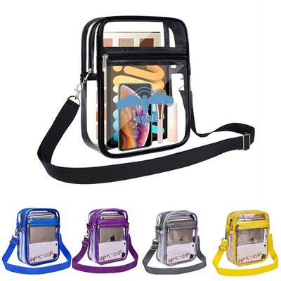 Clear Shoulder Bag for Stadium Events
