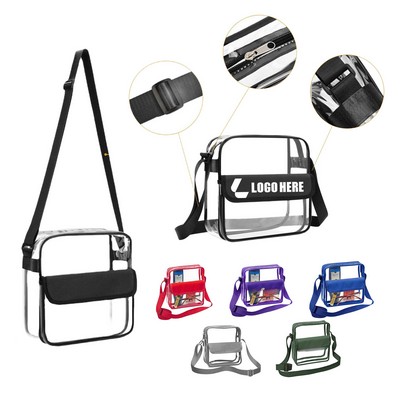 Transparent One-Shoulder Storage Bag