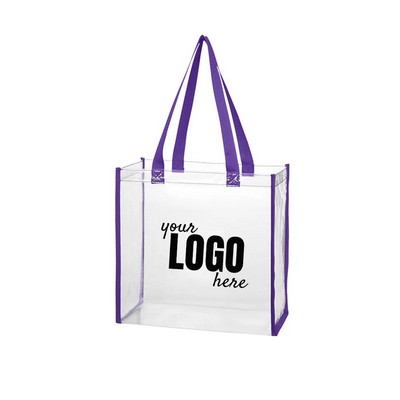 Clear Vinyl Tote Bag
